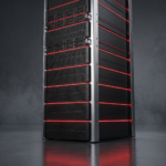 RDP GPU Mart HPC Clusters high-performance compute cluster with red accent lighting