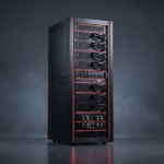 RDP GPU Mart Rack-Scale AI Systems integrated 42U AI rack with red accent lighting