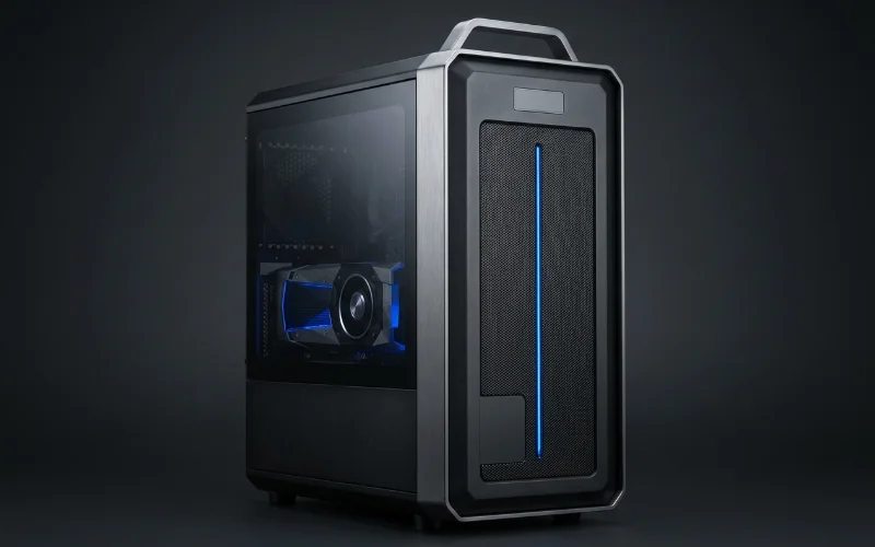 CARINA 1×RTX 4500 Ada AI Workstation — front three-quarter hero