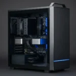 CARINA AI workstation interior — Intel Core i7, 64GB DDR5 ECC, air cooling