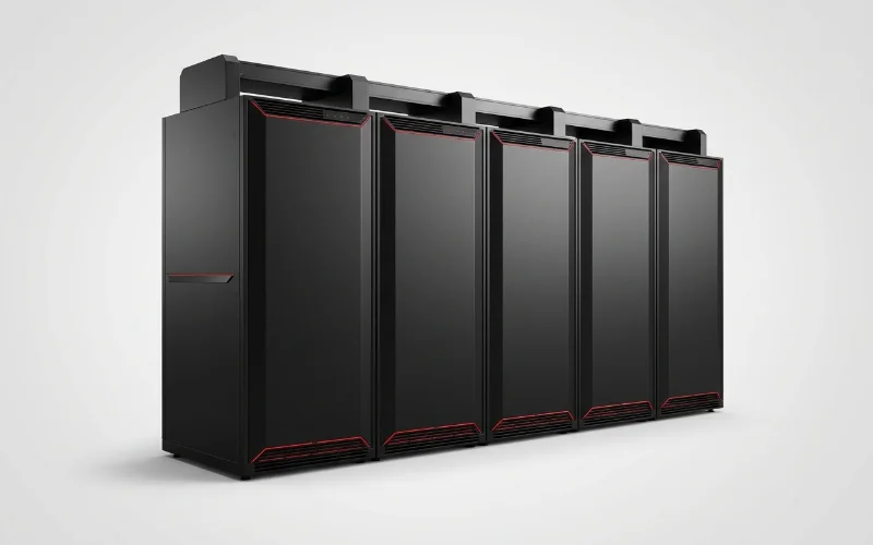 RDP Reference Supercomputer Max - five-cabinet AI supercomputer