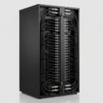 GB300 NVL72 rear NVLink spine and liquid cooling