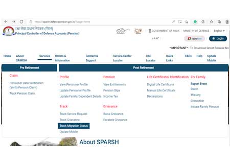 How to check migration status in sparsh:step-3