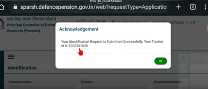 
How to Submit Manual Life Certificate (MLC) in SPARSH?:step-14